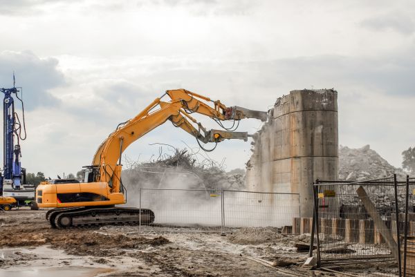 Silo Demolition in Lake Charles