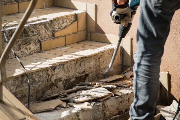 Concrete Stair Demolition in Lake Charles