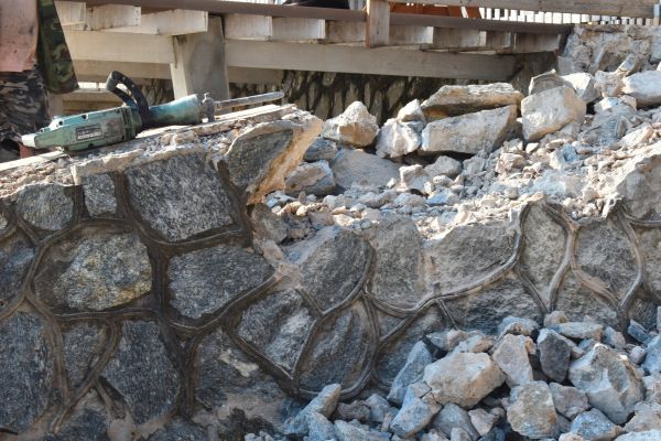 Retaining Wall Demolition in Lake Charles